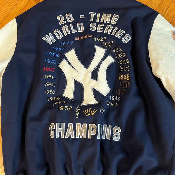 New York Yankees 26X World Series Champions Varsity Jacket - Picture 2 of 4